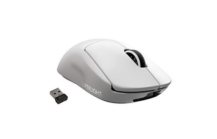 Logitech - PRO X SUPERLIGHT Lightweight Wireless Optical Gaming Mouse with HERO 25K Sensor - White