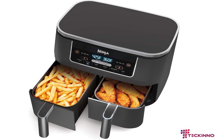 Ninja - Foodi 6-in-1 8-qt. 2-Basket Air Fryer with DualZone Technology