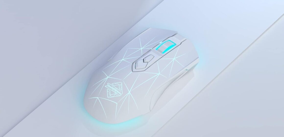 White Gaming Mouse Wireless