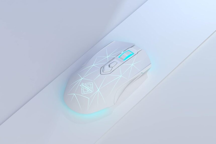 White Gaming Mouse Wireless