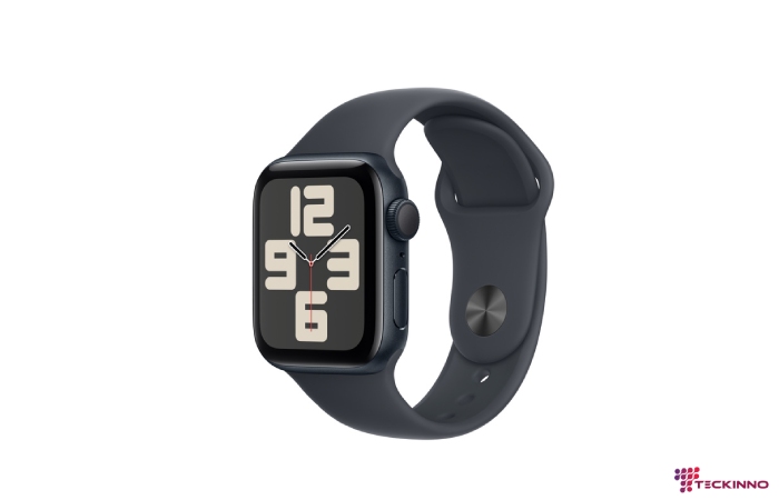 Apple Watch SE (GPS) 40mm Aluminum Case with Midnight Sport Band - M_