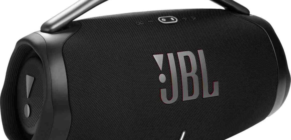 JBL Boombox 3 Portable Bluetooth Speaker – Black